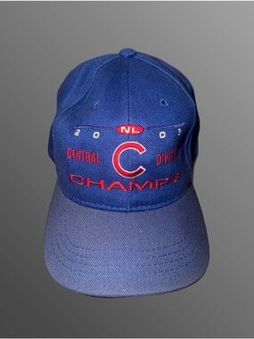 Vintage y2k chicago cubs 2003 champs adjustable baseball cap